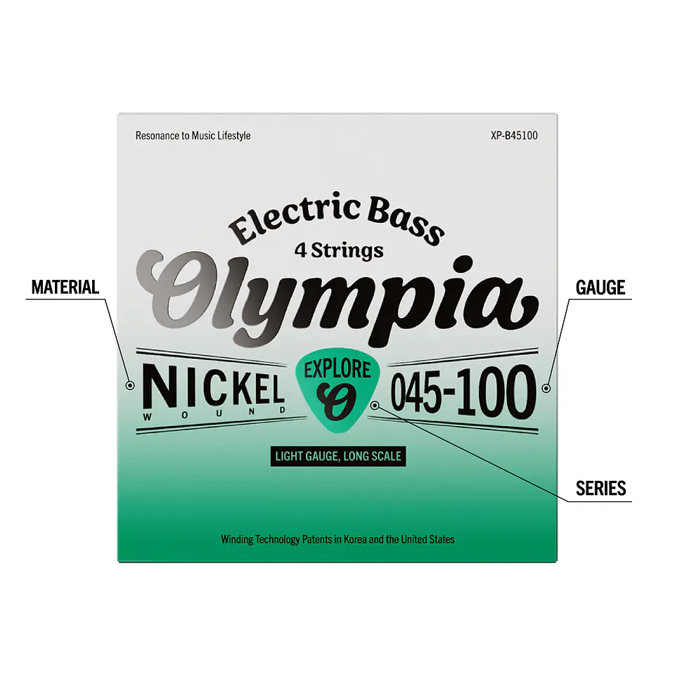 Set Bajo Eléctrico 4 45-100 XP-B45100 Olympia 2