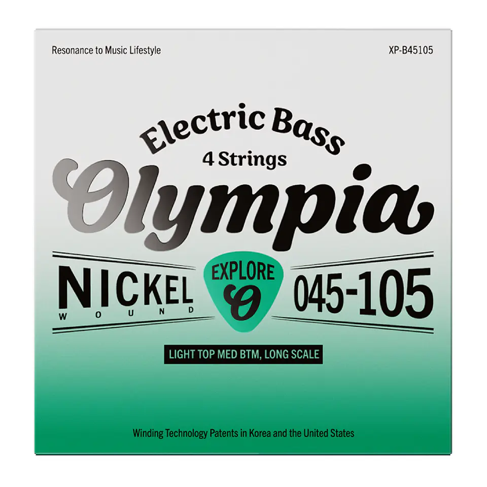 Set de Cuerdas para Bajo Eléctrico 45-105 XP-B45105 Olympia 1