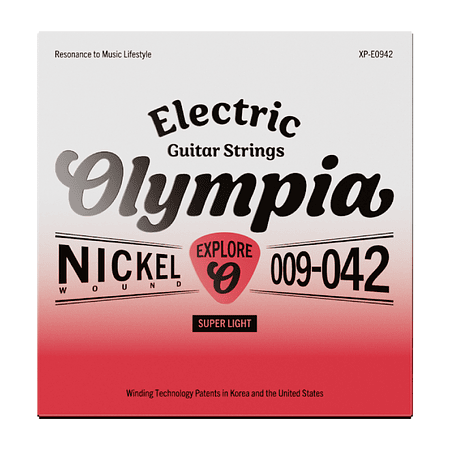Set guitarra eléctrica Extralight 9-42 XP-E0942 Olympia