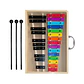 Metalófono Cromático 25 Tonos Color Caja Madera All25Sc - Miniatura 1