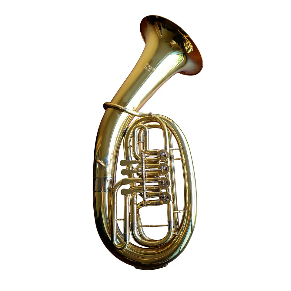 Eufonio Bb 4 llaves dorado All8852L Allegro 1