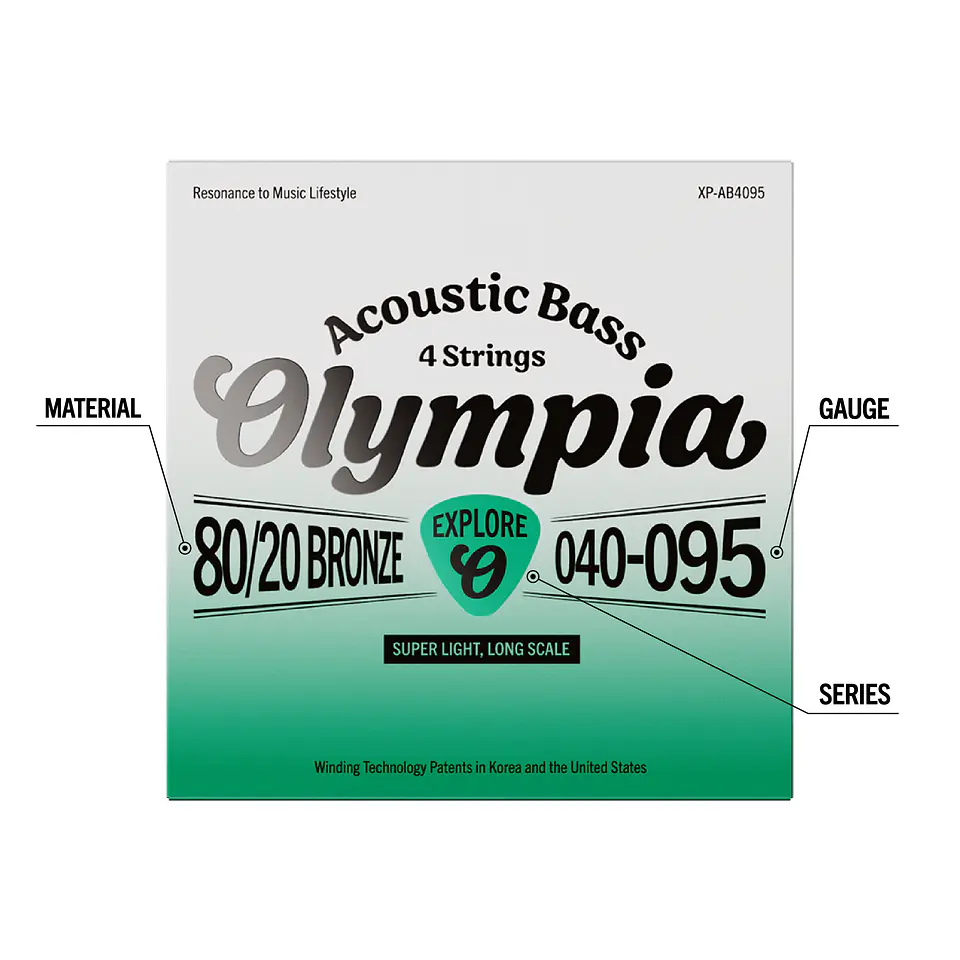 Set bajo Acústico 4 40-95 XP-AB4095 Olympia 2