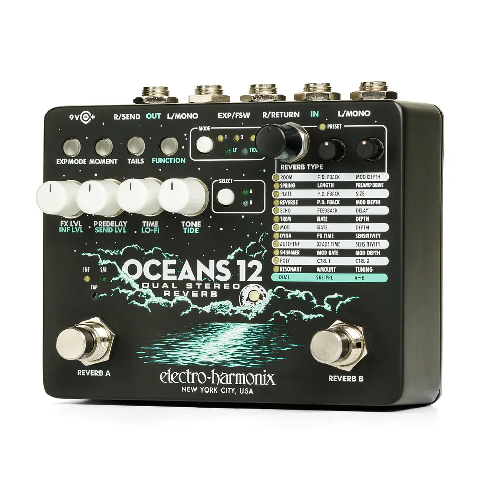 Pedal Guitar/Bass DUAL STEREO OCEANS12 Electro Harmonix 2
