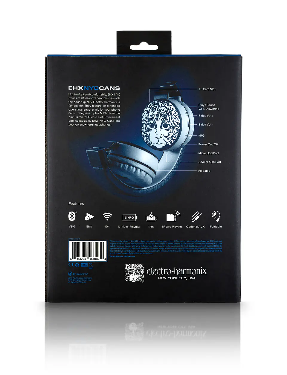 Audifonos EHX-NYC-CANS Electro Harmonix 4