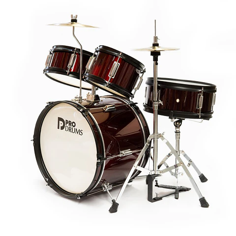 Bateria Junior Kit 5Pcs Wine Red Prd03-Wr Open Box