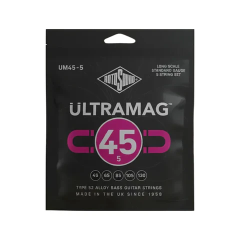 Cuerdas de Bajo Eléctrico Rotosound UM45-5 Ultramag 45-130