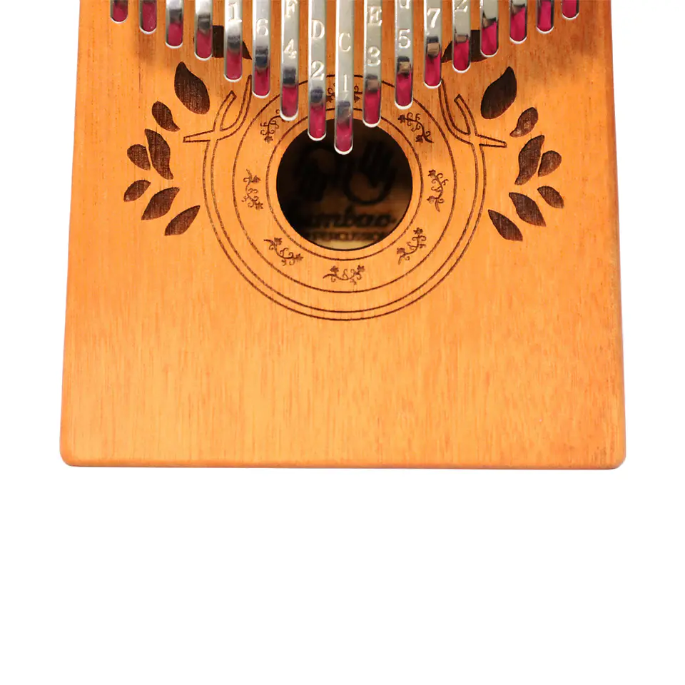 Kalimba 17 teclas mahogany + funda TPWK-172C 2