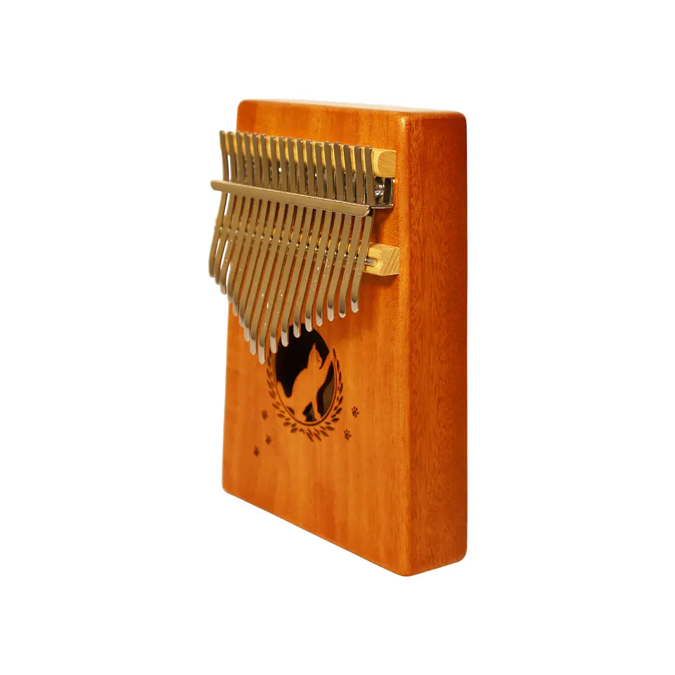 Kalimba 17 teclas mahogany TP + funda TPWK-173C 3