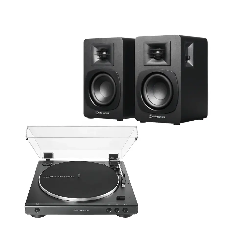 Pack Tornamesa Lp60Xbt+Parlantes Sp3X  Audiotechnica 4