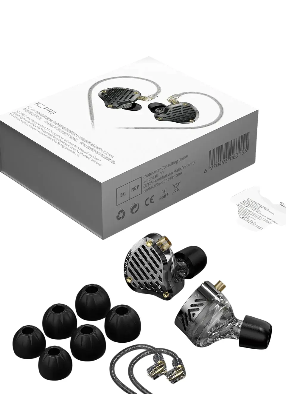 Audifono PR3 Negro KZ 11