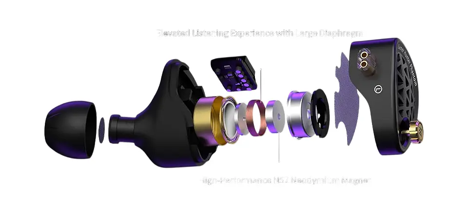 Audifono Phantom-MIC Negro KZ 8