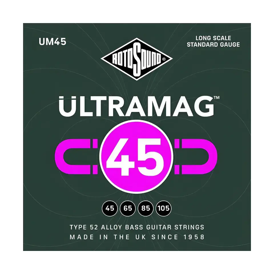 Cuerdas de Bajo Eléctrico Rotosound UM45 Ultramag 45-105 1