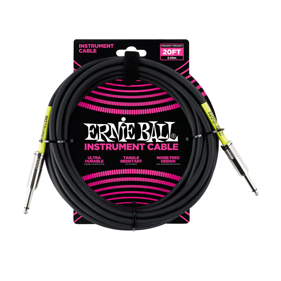 Cable de Instrumento Plug de 6 Metros Ernie Ball 6046 1