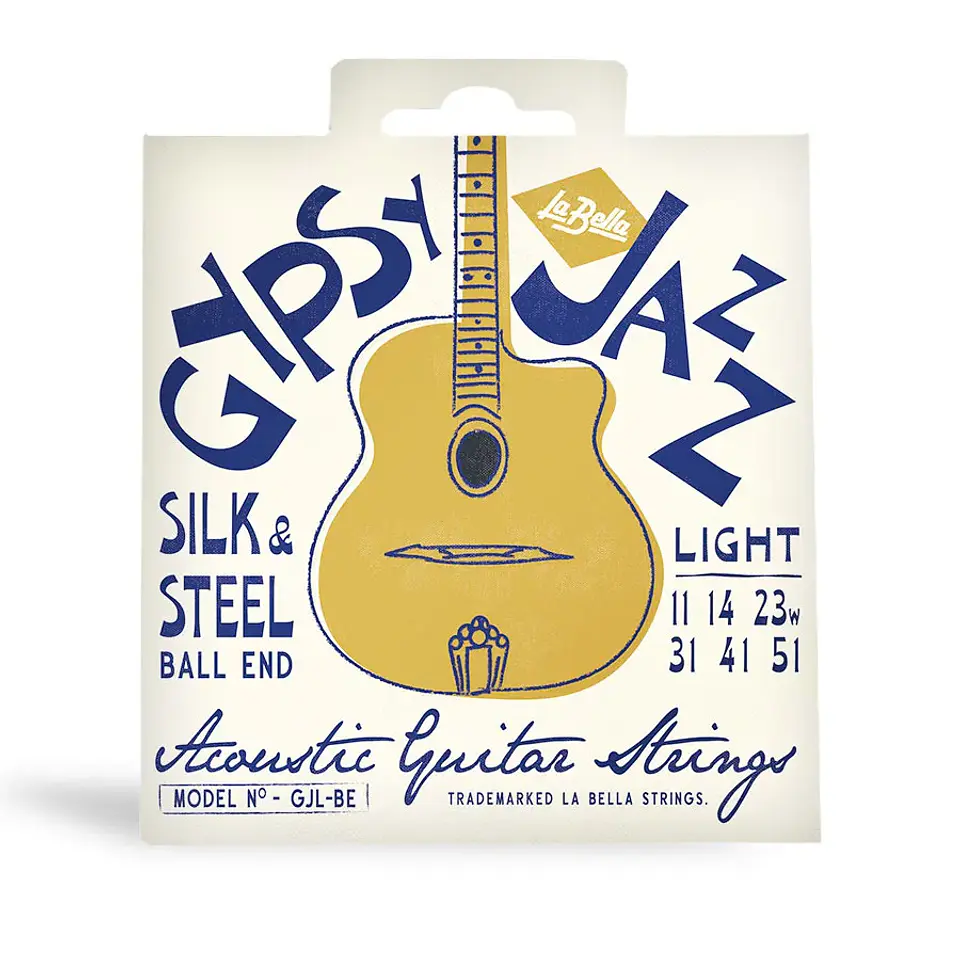 Set Guitarra Gypsy Jazz GJL-BE La Bella 1