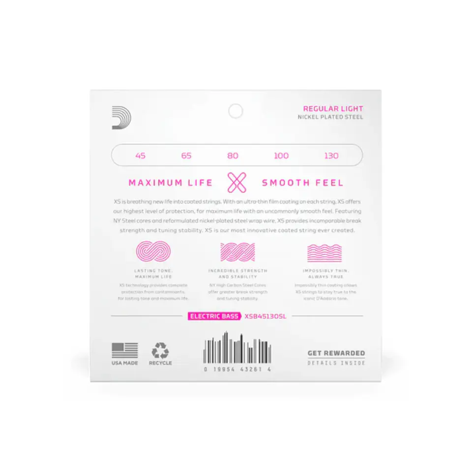 Set de cuerdas para Bajo de 5 cuerdas XSB45130 D'Addario 2