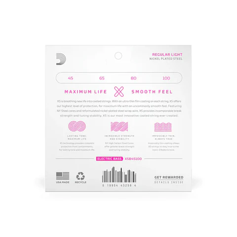 Set de cuerdas para Bajo de 4 cuerdas XSB45100 D'Addario