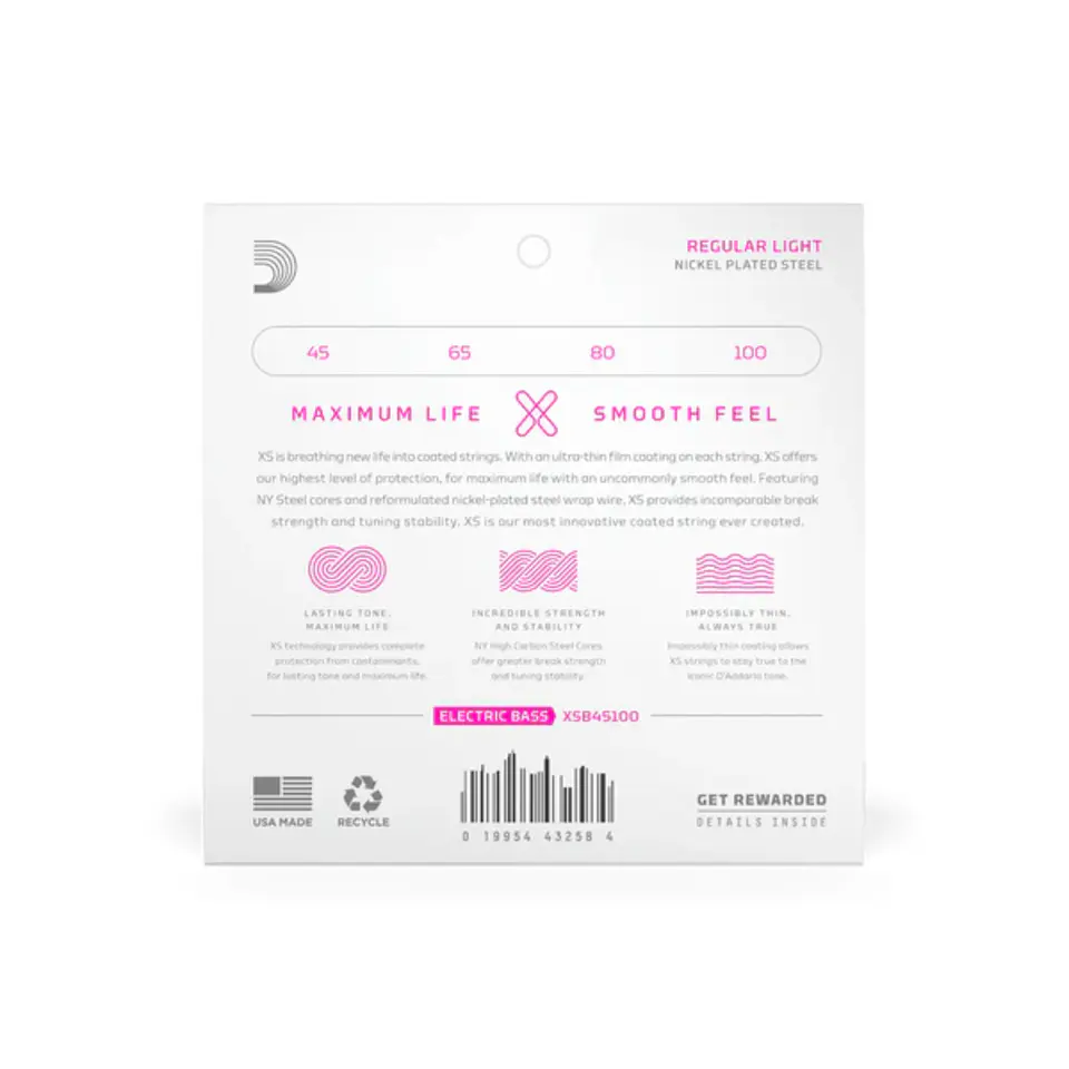 Set de cuerdas para Bajo de 4 cuerdas XSB45100 D'Addario 2