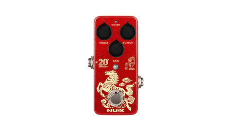 Pedar Para Guitarra Overdrive Nod-1 Horseman Red Nux