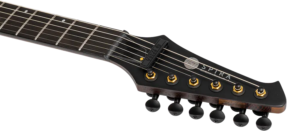 Guitarra Eléctrica S-1000 PRO Black Limba Spira 6