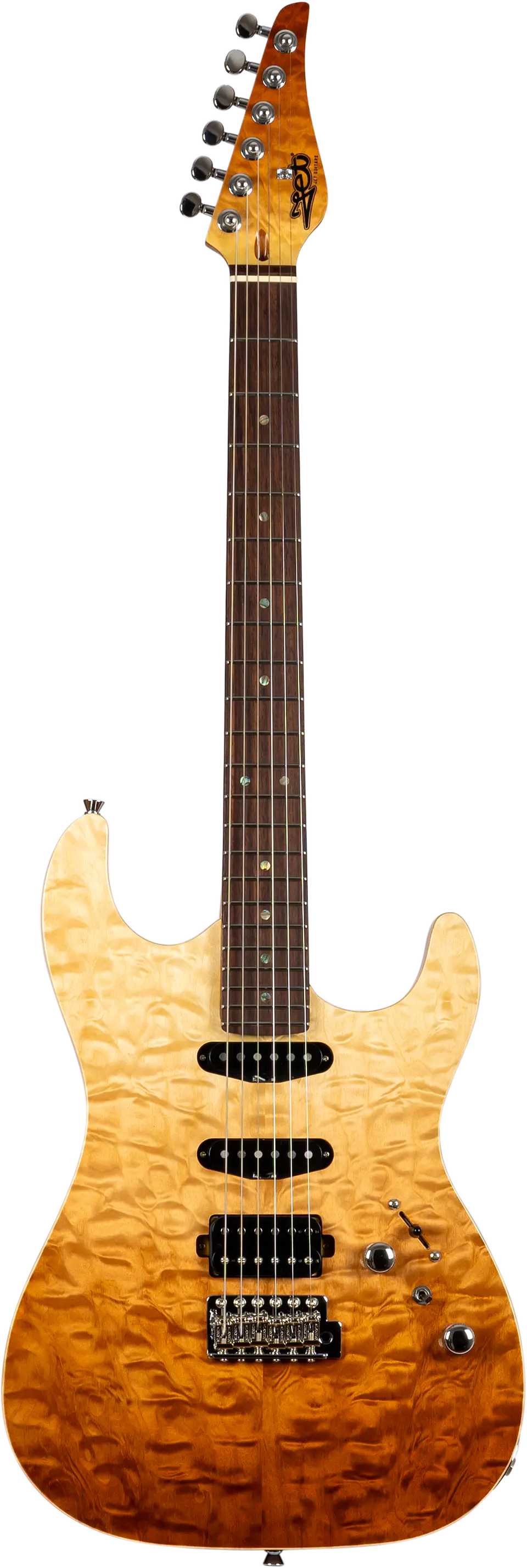 Guitarra Eléctrica JS-45 Fireburst Jet 1