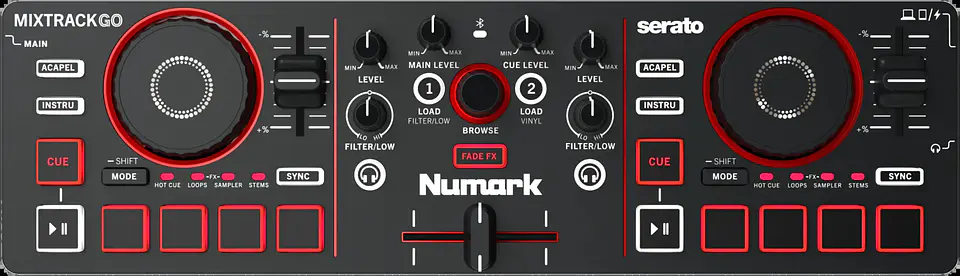 Controlador Dj MixtrackGO Numark 2