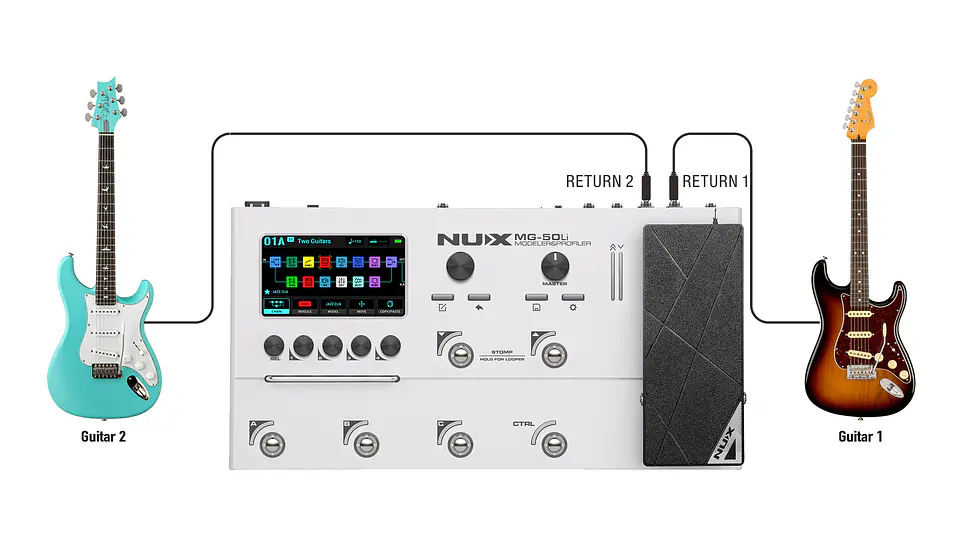 Procesador Multiefectos Mg-50Li White Nux 15