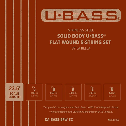 Set de Cuerda Ka-Bass-5Fw-Sc 5-String Set Flat Wound
