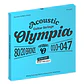 Set Cuerdas Guitarra Acústica 010-047 PF-A1047 Olympia - Miniatura 1