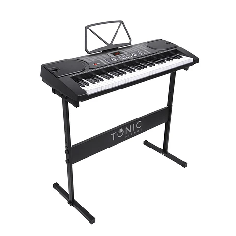 Teclado Musical Piano 61 Notas +Stand+Silla Ton-600