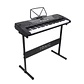 Teclado Musical Piano 61 Notas +Stand+Silla Ton-600 - Miniatura 1