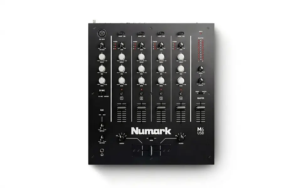 Mezclador 4 Canales Para Djs M6Usb Black Numark 1