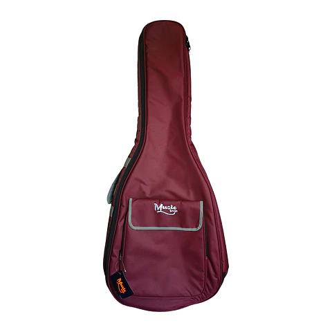 Funda Guitarra Electroacustica 15mm Mub-122a-Burg
