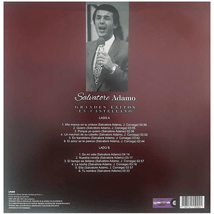 ADAMO - GRANDES ÉXITOS EN CASTELLANO (COLOR VINYL) / VINILO