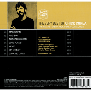 CHICK COREA - THE VERY BEST OF CHICK COREA / CD USADO