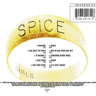 SPICE GIRLS - SPICE (MADE IN UK) / CD USADO