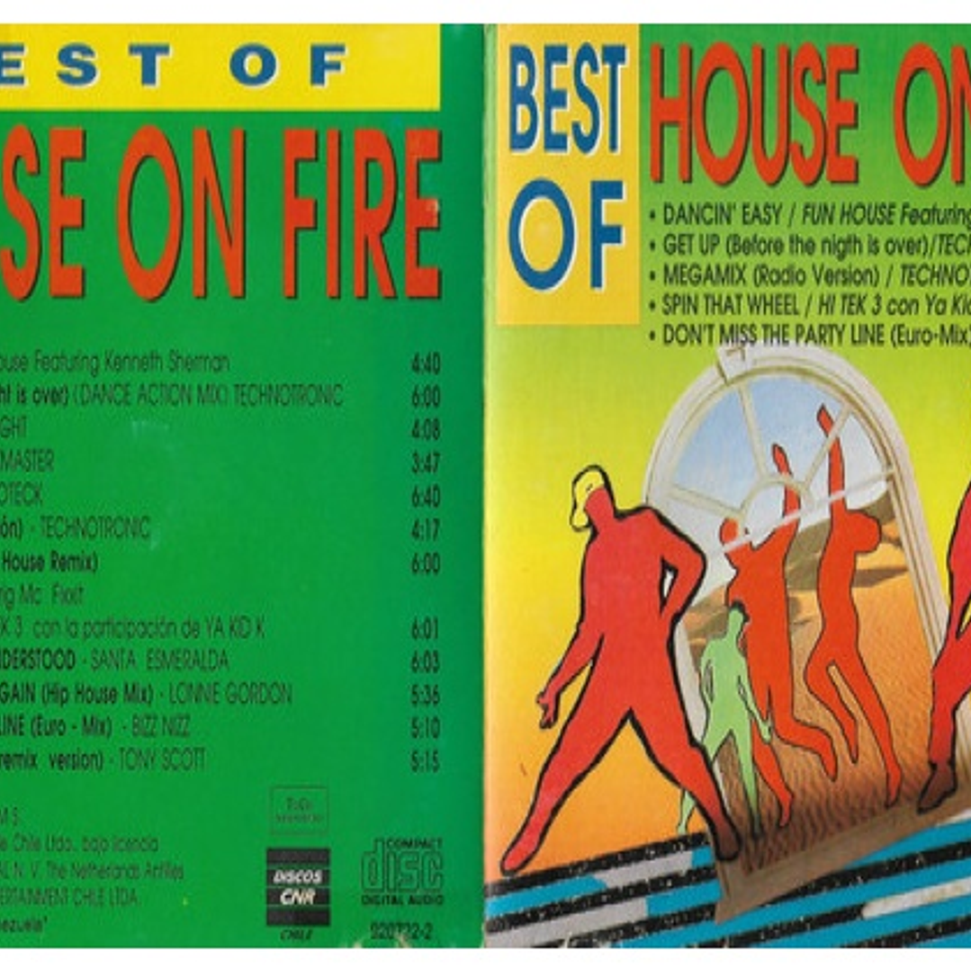 BEST OF HOUSE ON FIRE  - VARIOS ARTISTAS / CD USADO 2