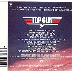 TOP GUN  - O.S.T (USA 1986) / CD USADO