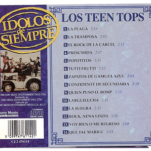 LOS TEEN TOPS - IDOLOS DE SIEMPRE / CD USADO