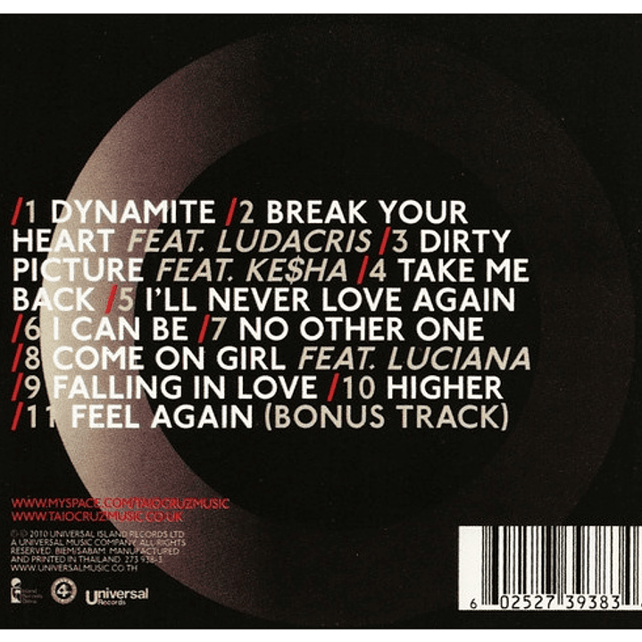 TAIO CRUZ - ROKSTARR / CD USADO 2