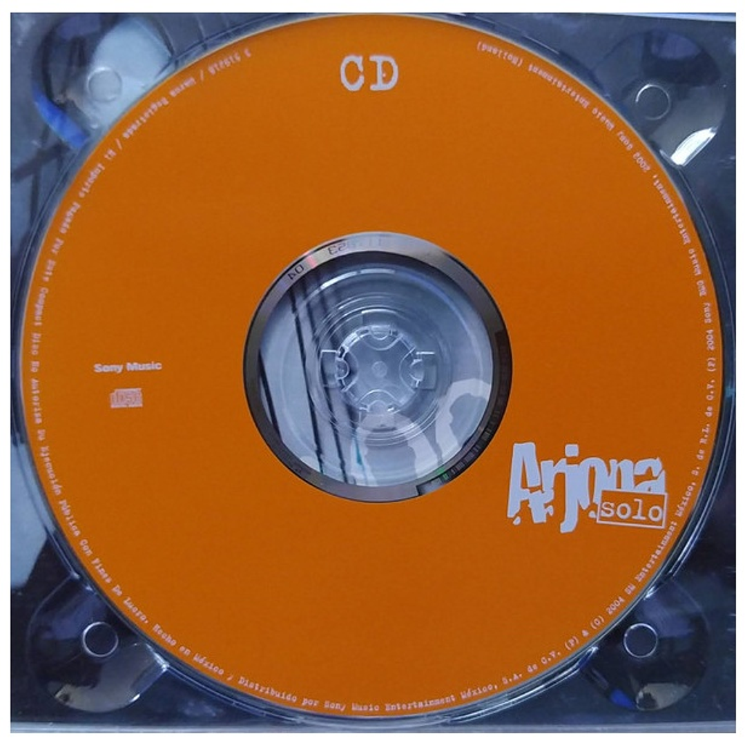 RICARDO ARJONA - SOLO (CD+DVD) / CD USADO 4