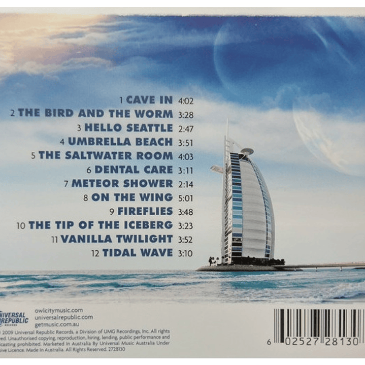 OWL CITY - OCEAN EYES / CD USADO 2