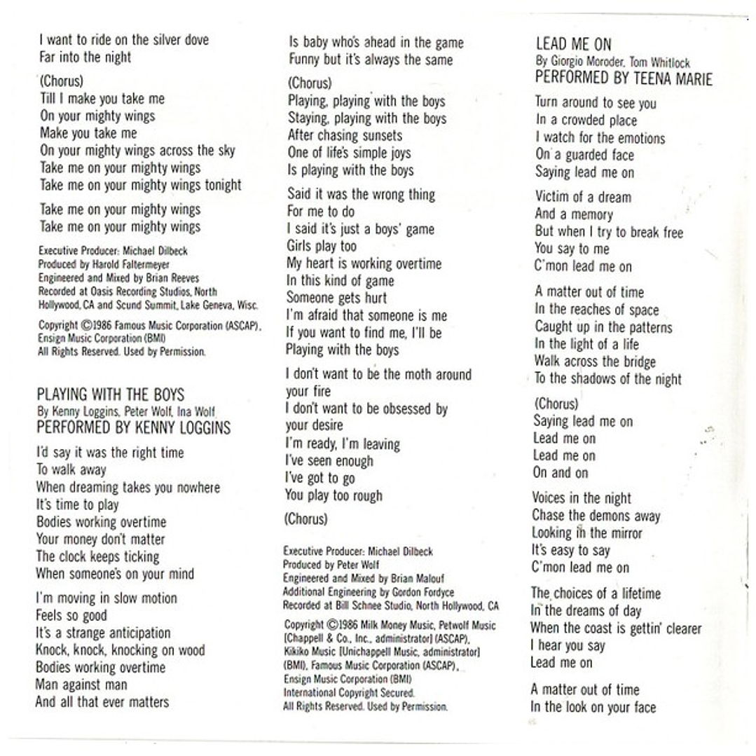 TOP GUN  - O.S.T (USA 1986) / CD USADO 6