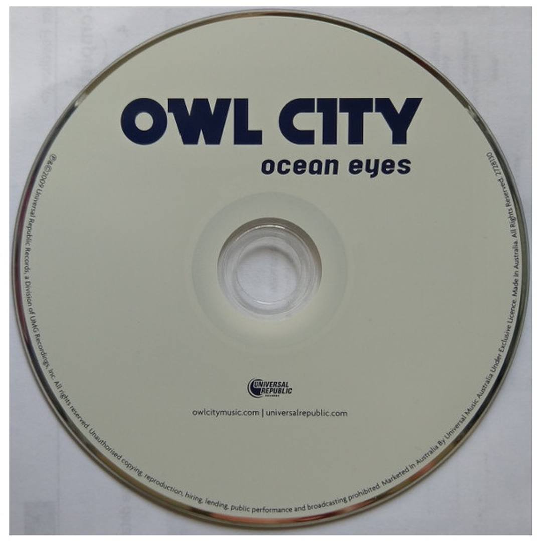 OWL CITY - OCEAN EYES / CD USADO 4