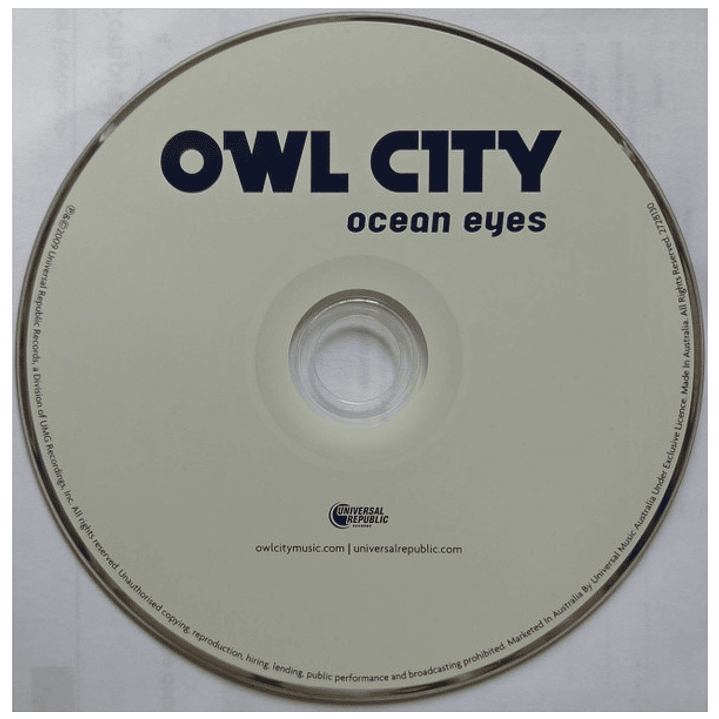 OWL CITY - OCEAN EYES / CD USADO 4