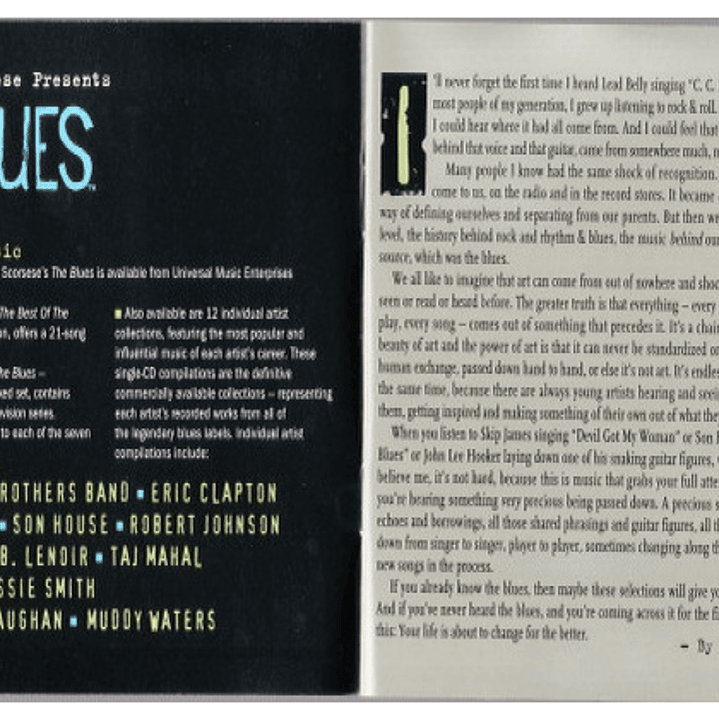 TAJ MAHAL - MARTIN SCORSESE PRESENTS THE BLUES / CD USADO 6