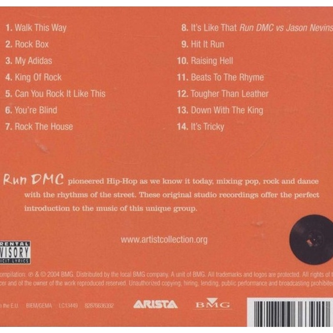 RUN DMC - ARTIST COLLECTION / CD USADO 2