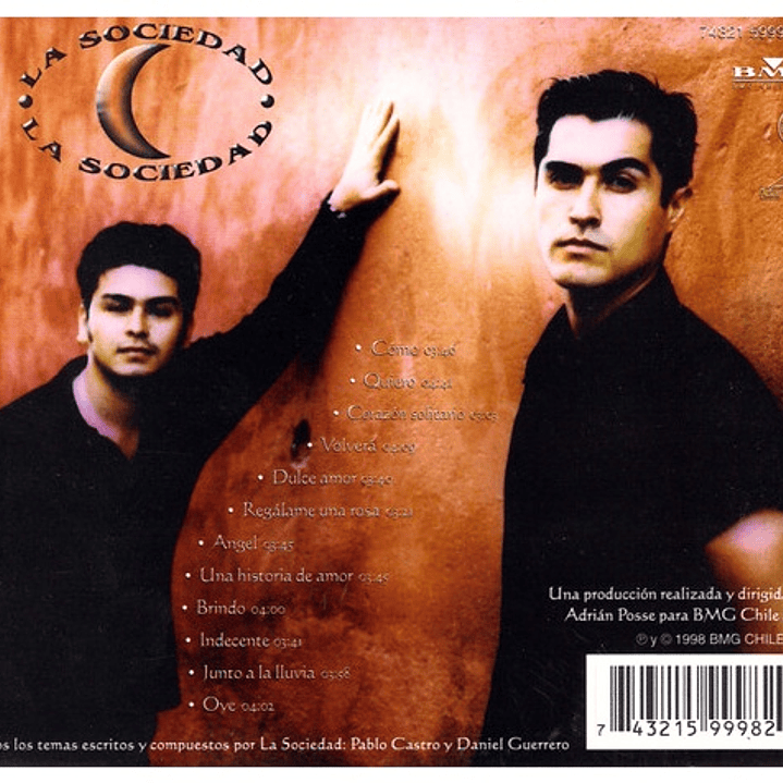 LA SOCIEDAD - CORAZON LATINO (1998) / CD USADO 10