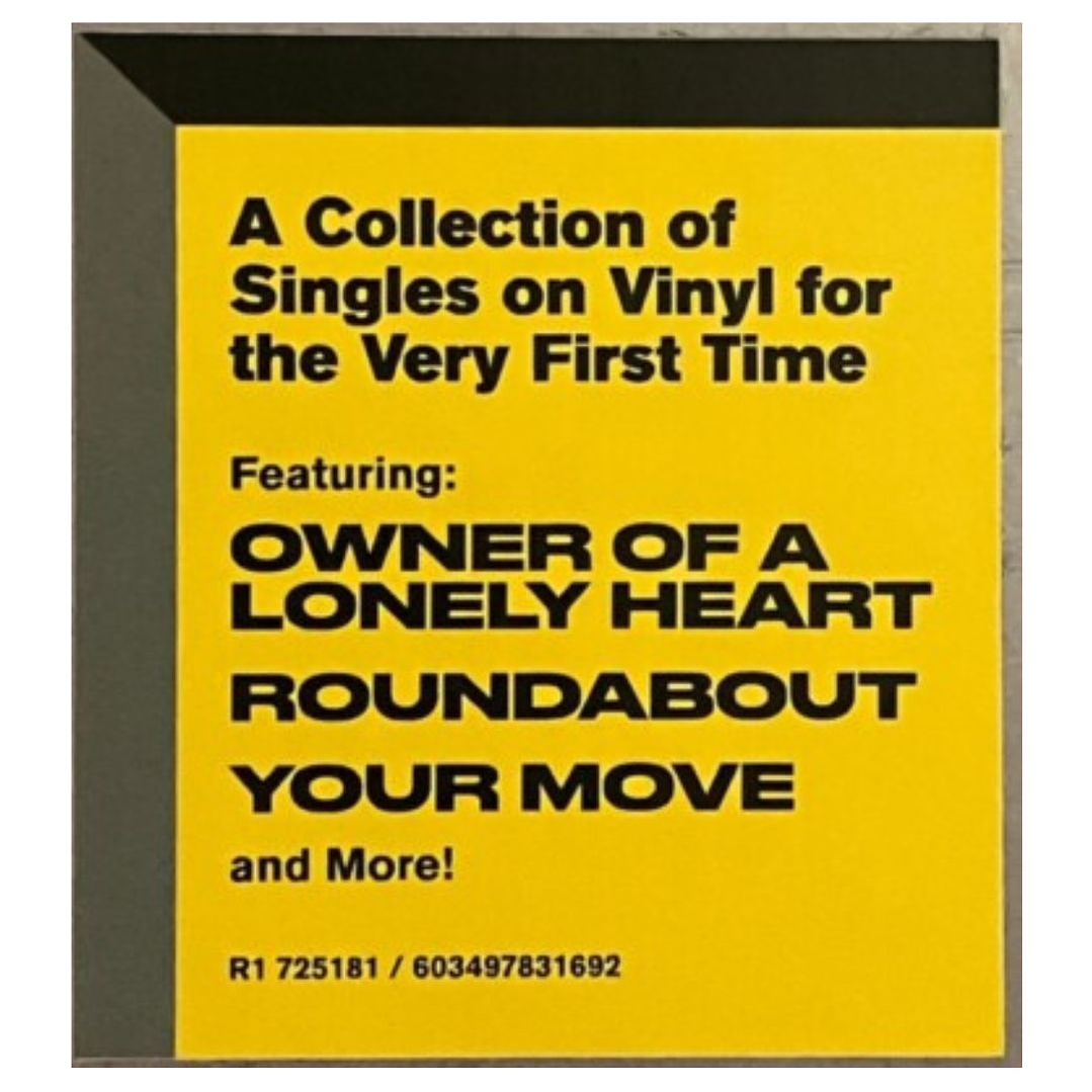 YES - YES SINGLES / VINILO 4