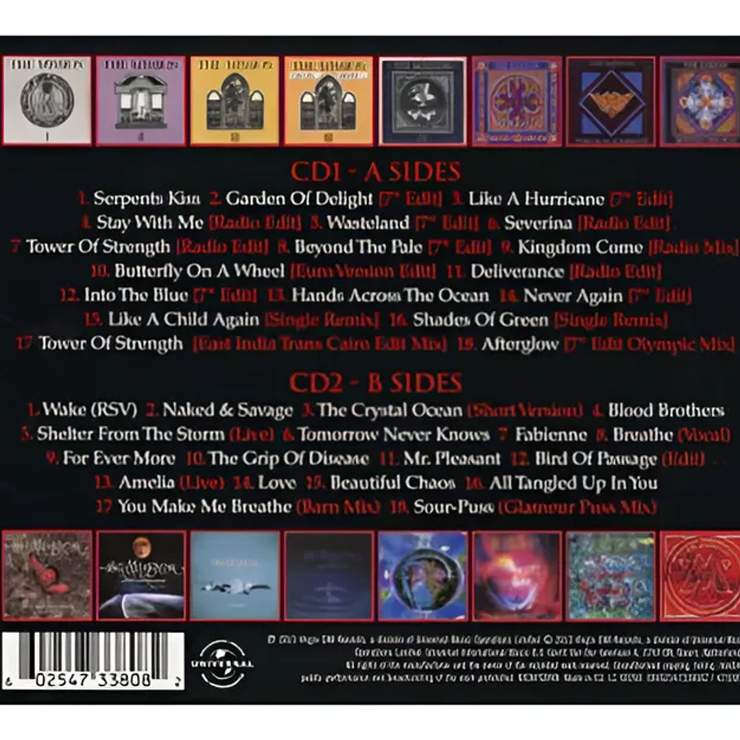 MISSION UK - SINGLES A'S $ B'S (2CD) / CD 2