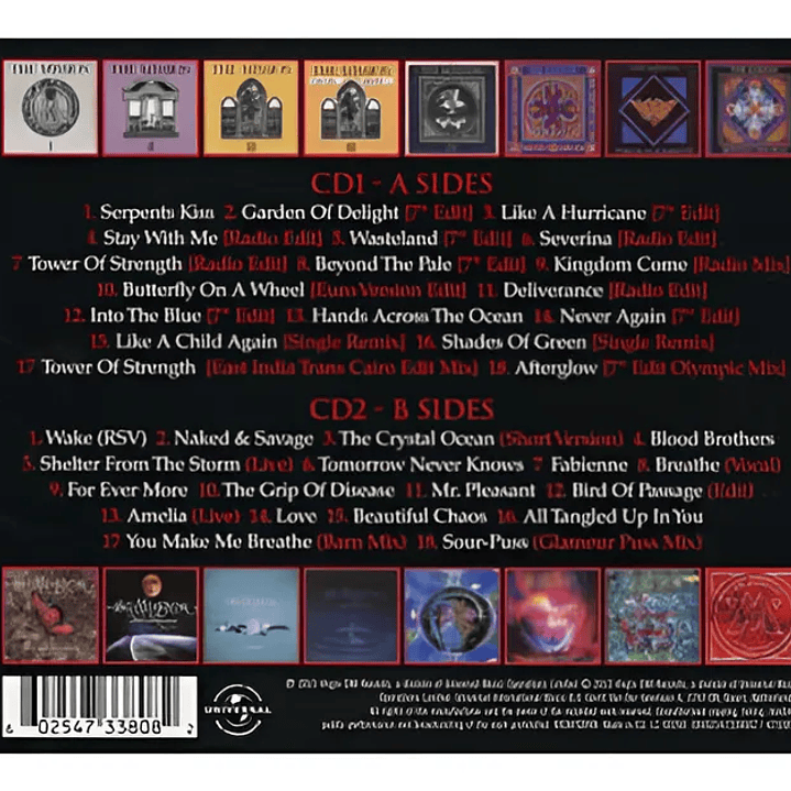 MISSION UK - SINGLES A'S $ B'S (2CD) / CD 2